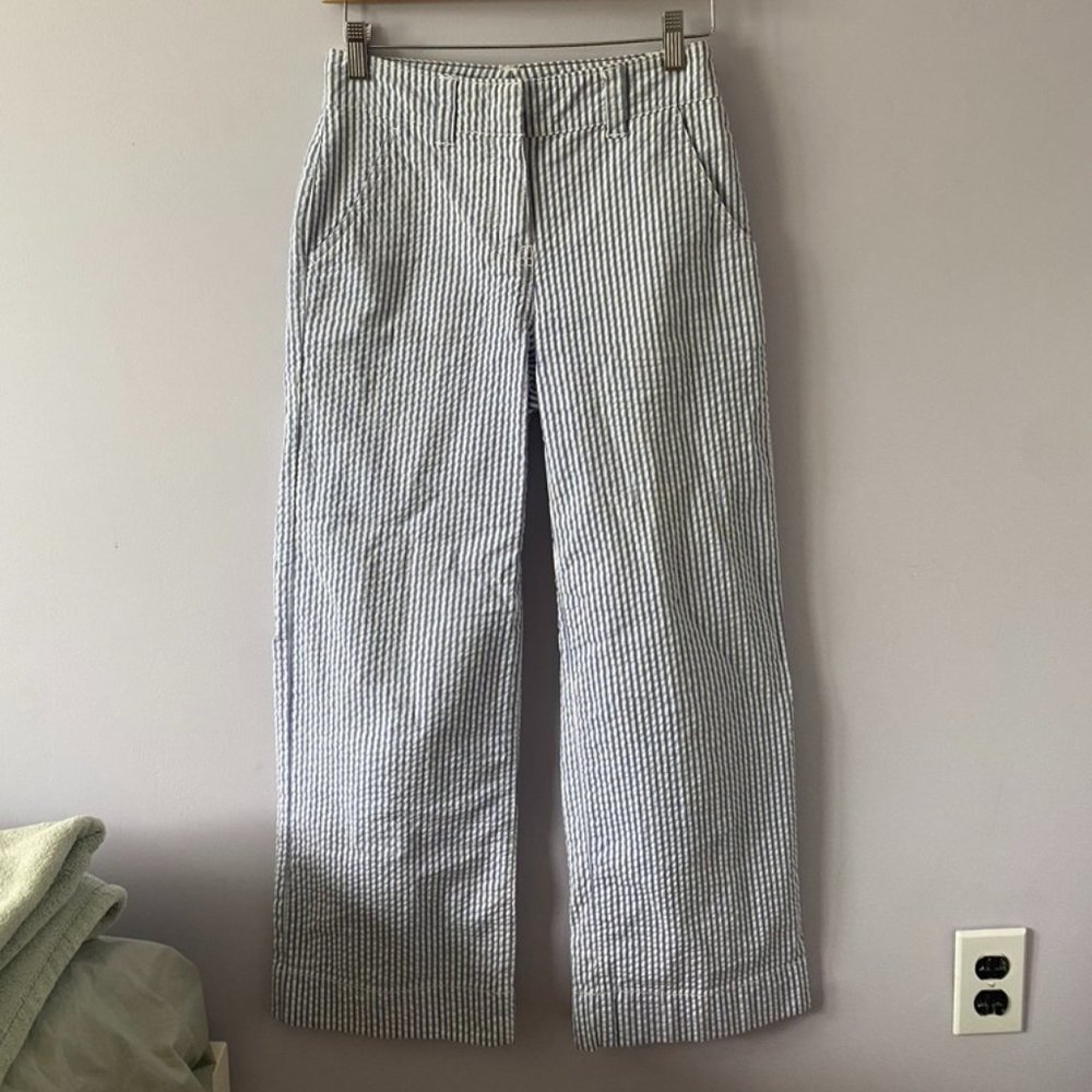 Vineyard Vines Wide Leg Seersucker Pants - Size 00